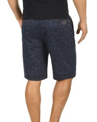 dunkelblaue bedruckte Shorts von Redefined Rebel