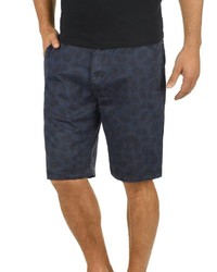 dunkelblaue bedruckte Shorts von Redefined Rebel