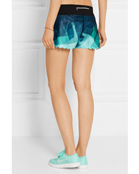 dunkelblaue bedruckte Shorts von Monreal London