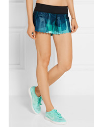 dunkelblaue bedruckte Shorts von Monreal London