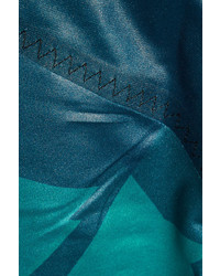 dunkelblaue bedruckte Shorts von Monreal London