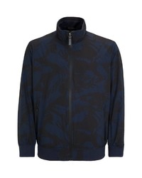 dunkelblaue bedruckte Windjacke von S.OLIVER RED LABEL