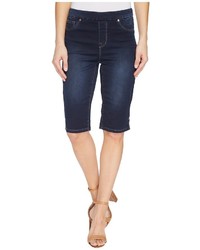 dunkelblaue Bermuda-Shorts aus Jeans