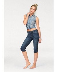dunkelblaue Bermuda-Shorts aus Jeans von Arizona
