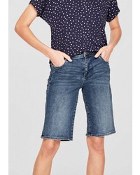 dunkelblaue Bermuda-Shorts aus Jeans von S.OLIVER RED LABEL