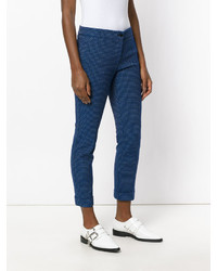 dunkelblaue bestickte Hose von Etro