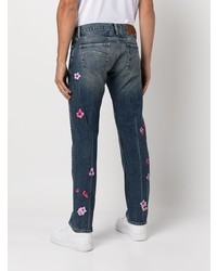 dunkelblaue bestickte Jeans von Rhude