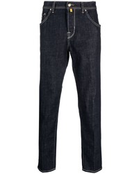 dunkelblaue bestickte Jeans von Jacob Cohen
