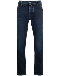 dunkelblaue bestickte Jeans von Jacob Cohen