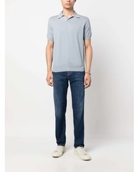 dunkelblaue bestickte Jeans von Jacob Cohen