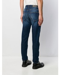 dunkelblaue bestickte Jeans von Lords And Fools