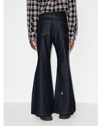 dunkelblaue bestickte Jeans von DUOltd