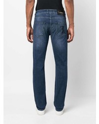 dunkelblaue bestickte Jeans von Billionaire