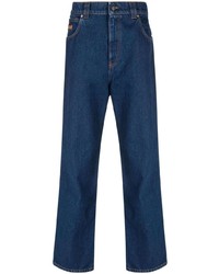 dunkelblaue bestickte Jeans von MSGM