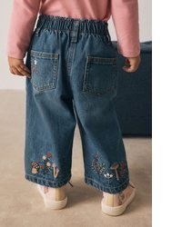 dunkelblaue bestickte Jeans von NEXT