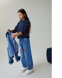 dunkelblaue bestickte Jeans von NEXT