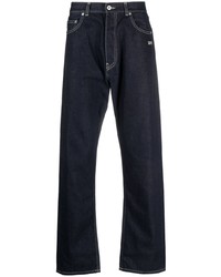 dunkelblaue bestickte Jeans von Off-White