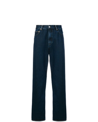 dunkelblaue bestickte Jeans von Our Legacy