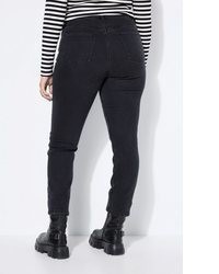 dunkelblaue bestickte Jeans von Studio Untold