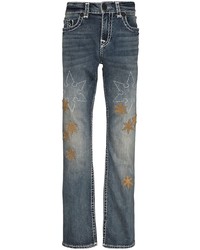 dunkelblaue bestickte Jeans von True Religion
