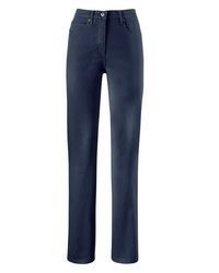 dunkelblaue bestickte Jeans von Witt