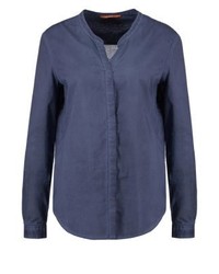 dunkelblaue Bluse mit Knöpfen von Hugo Boss