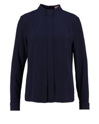 dunkelblaue Bluse mit Knöpfen von Rue de Femme