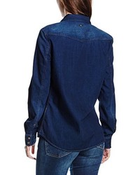 dunkelblaue Bluse von 7 For All Mankind