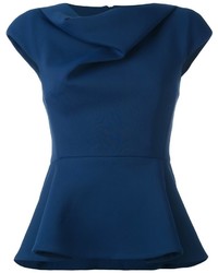 dunkelblaue Bluse von Chalayan