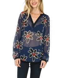 dunkelblaue Bluse von Desigual