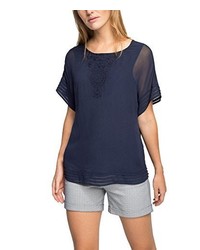 dunkelblaue Bluse von ESPRIT Collection