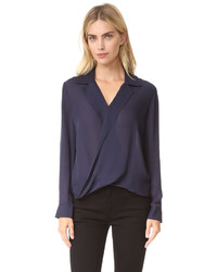 dunkelblaue Bluse von L'Agence