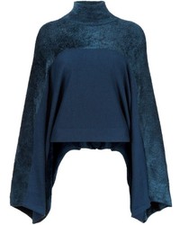 dunkelblaue Bluse von Maison Margiela