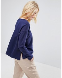 dunkelblaue Bluse von Asos