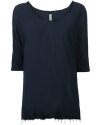 dunkelblaue Bluse von Raquel Allegra