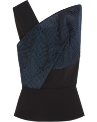 dunkelblaue Bluse von Roland Mouret