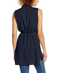 dunkelblaue Bluse von Vero Moda