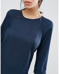 dunkelblaue Bluse von Vero Moda