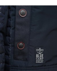 dunkelblaue Bomberjacke von Camp David