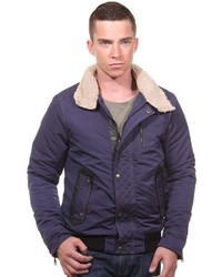 dunkelblaue Bomberjacke von Catch