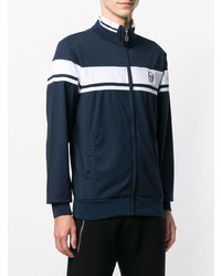 dunkelblaue Bomberjacke von Sergio Tacchini