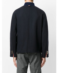 dunkelblaue Bomberjacke von Thom Browne