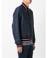 dunkelblaue Bomberjacke von Moncler