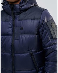 dunkelblaue Bomberjacke von G Star