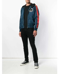 dunkelblaue Bomberjacke von Diesel