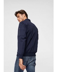 dunkelblaue Bomberjacke von Jack & Jones