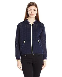 dunkelblaue Bomberjacke von Juicy Couture