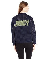 dunkelblaue Bomberjacke von Juicy Couture