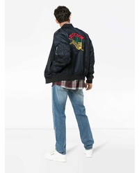 dunkelblaue Bomberjacke von Kenzo