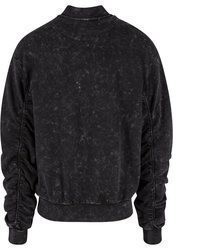 dunkelblaue Bomberjacke von karl kani